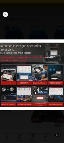 Scaner automotivo Launch X431Pro TT Profissional Bluetooth