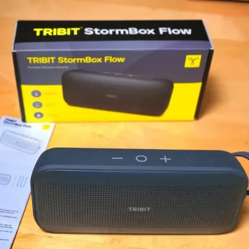 Caixa de Som Bluetooth Tribit Stormbox Flow 25W Bateria 30 horas Suporte App