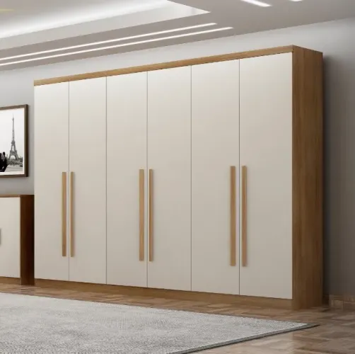Guarda Roupa 6 Portas Elegance 239 Cumaru Fendi