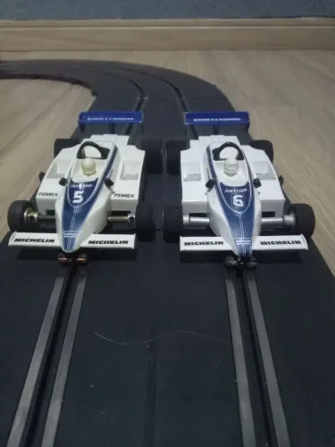 Autorama Estrela duas Brabham: Nelson Piquet e Hector Rebaque