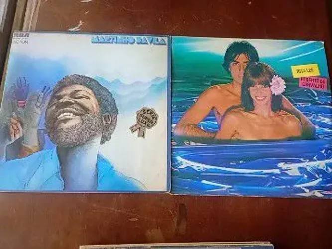 Lote c/ 8 discos músicas brasileiras ler o anúncio 
