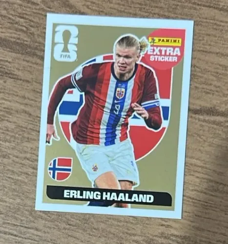 Figurinha copa do mundo 2026 - Erling Haland legend