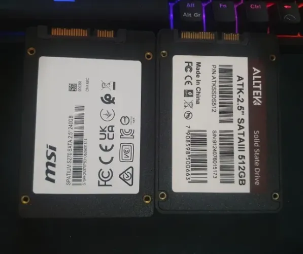 SSD SATA 2,5 MSI 240GB R$199,99 e ALLTEK 512GB R$299,99 Frete Grátis OLX Pay
