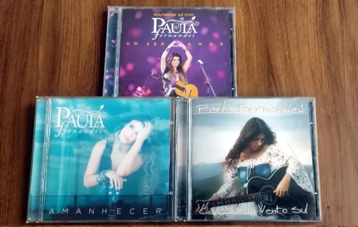 Lote CDs Paula Fernandes 2005-2013-2015