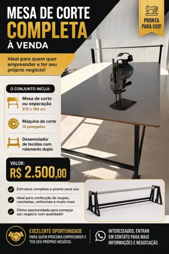 Mesa de corte ou mesa de separação