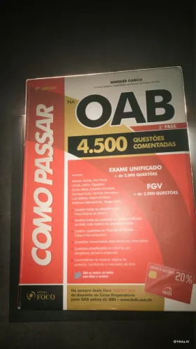 Como Passar na OAB - 1ª Fase | 4.500 Questões Comentadas