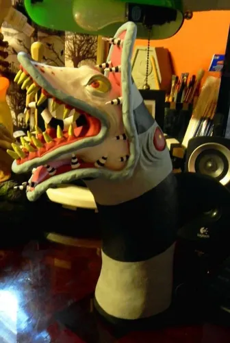 Escultura para o halloween