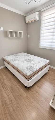 Cama box + colchão Anjos Classic com molas ensacadas - Meio Casal, Viúva