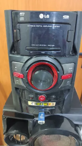 Som LG 120w RMS funcionando