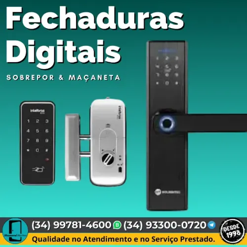Instalação de Fechaduras Digitais (Maçaneta & Sobrepor)