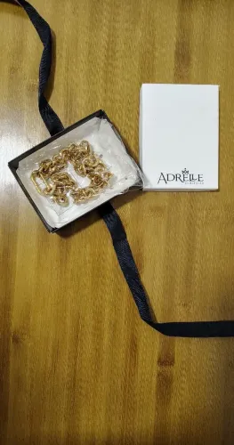 Semijóia Adrélle Colar/choker banhada a Ouro 18k
