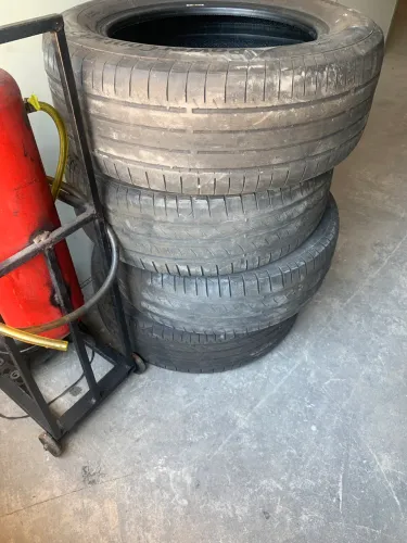 Pneus meia vida barato 50 o par