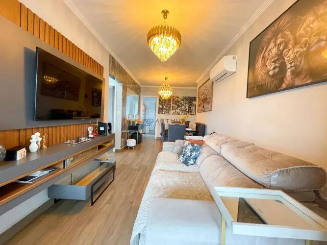 Apartamento à venda em Praia Grande na Aviação a 150 metros da praia.