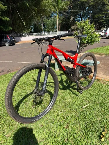 Vendo Bike Caloi Carbon SF Full, grupo SLX, - semi nova 2023 R$12500.00