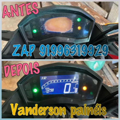 Consertos de painéis de motos