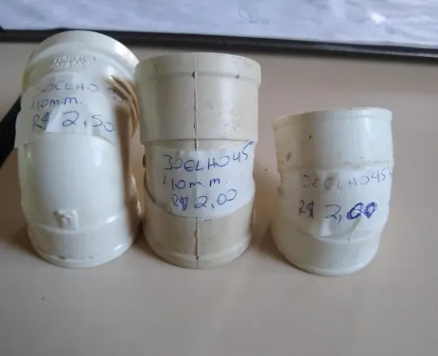 Joelho PVC 90 40mm/Joelho 45 40mm 