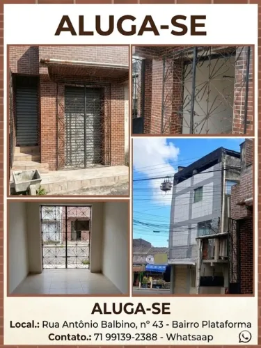 Ponto Comercial  -Rua Antonio Balbino Nº 43 - Plataforma