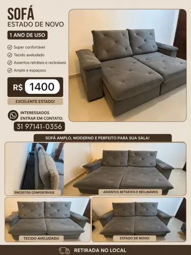 Sofá retrátil