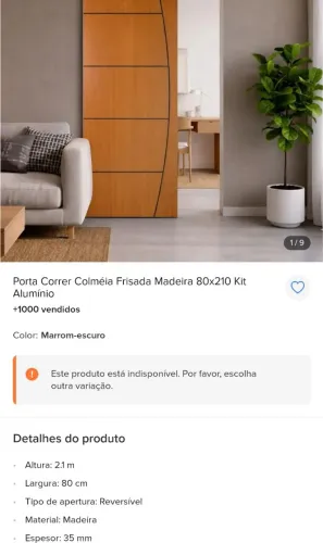 Porta de correr! NOVA!