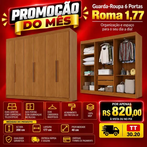 Guarda roupa casal