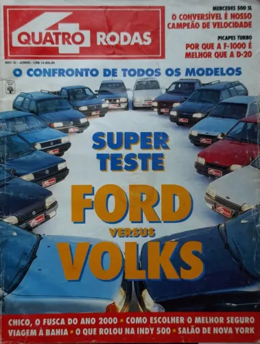 Kit com 3 revistas Quatro Rodas