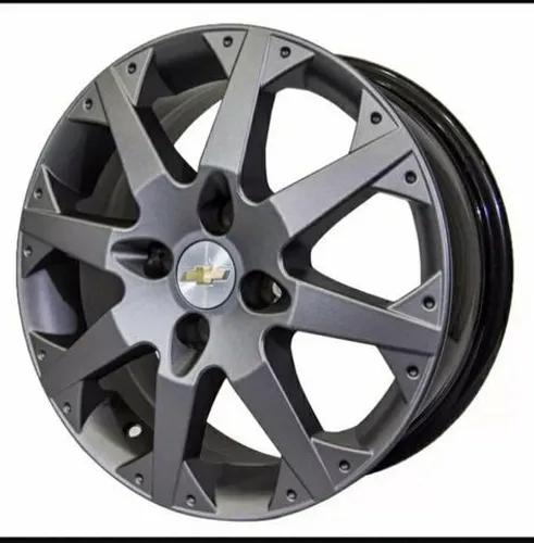 Roda aro 15 zk80 grafite fosca GM Meriva ss 4X100 jogo novo