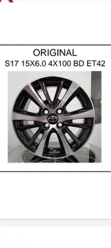 Roda Nova aro 15 KR- Yaris ( Em até 10x)!!