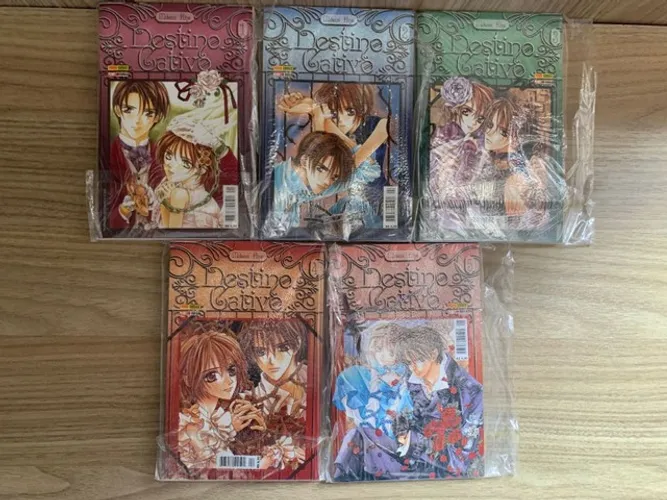 Mangá Destino Cativo - completo - 1 ao 5