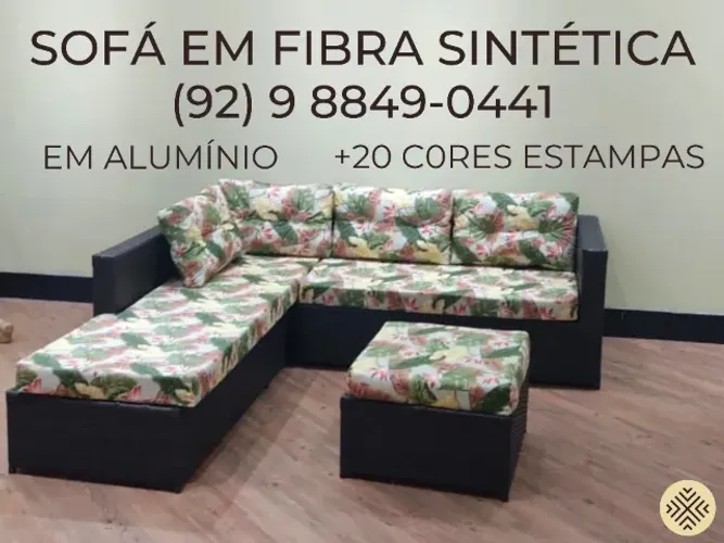 Sofás de 2 a 4 Lugares resistente a sol e chuva 