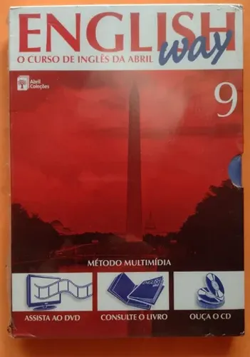 Livro Cd Dvd Curso De Inglês English Way 19 Fascículos