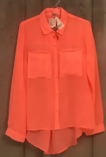 Camisa neon mangas longas NOVA