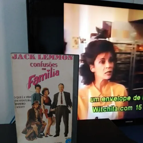 Fita De vídeo vhs filme Confusões em família