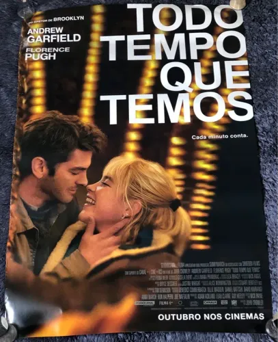 Poster do Filme "Todo Tempo Que Temos" com Andrew Garfield e Florence Pugh