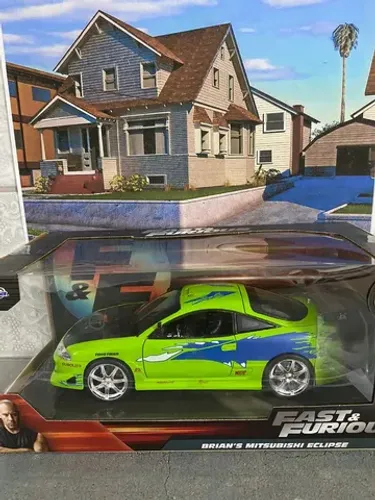 Miniatura Mitsubishi eclipse velozes e furiosos escala 1/24