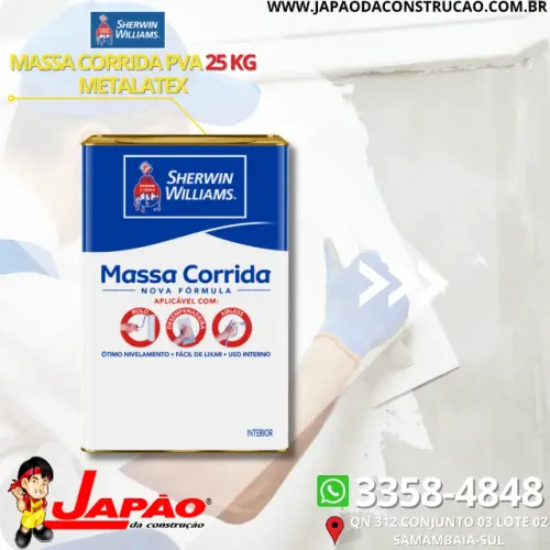 Massa Corrida PVA 25Kg