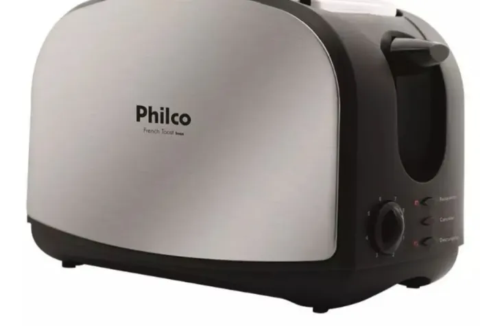 TORRADEIRA FRENCH TOAST INOX PHILCO. 127v<br>