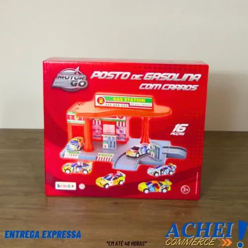  Garagem Parking Racing Brink + Com carros - Novo