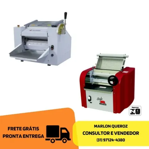 Cilindro de Massas 30 CM Mesa Novo Bivolt