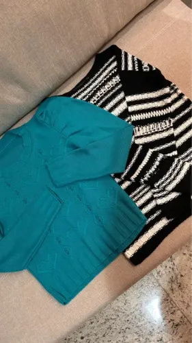 Kit 2 Suéter de tricô - Novos