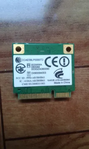 Placa de Rede WiFi (sem fio) para Notebook