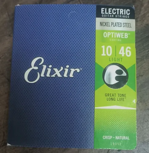 Cordas para guitarra Elixir Light Optiweb