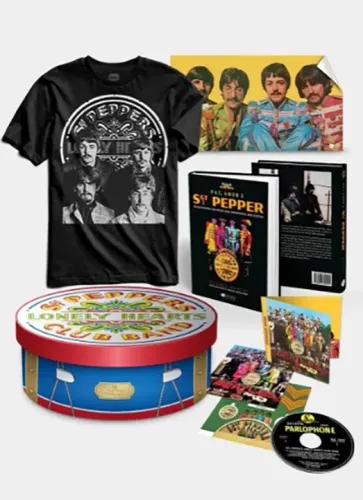 Beatles Sgt. Peppers - Kit Cd Camiseta Livro 50 Anos Oficial