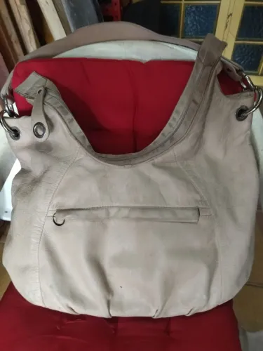 Bolsa de couro Ombro Bege