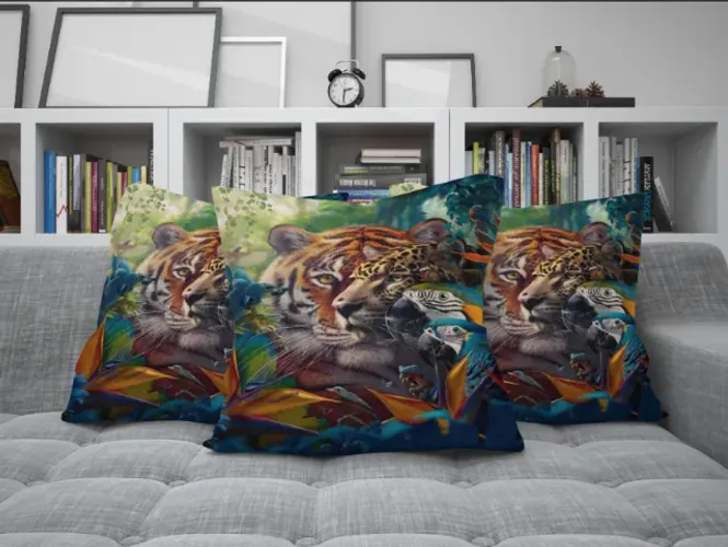 Comjunto com 3 almofadas Personalizadas fabricamos por encomenda leia a descrição.