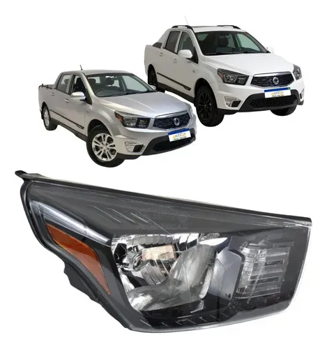 Farol Ssangyong Actyon Sport Dlx 2013 2014 2015 2016 A 2018