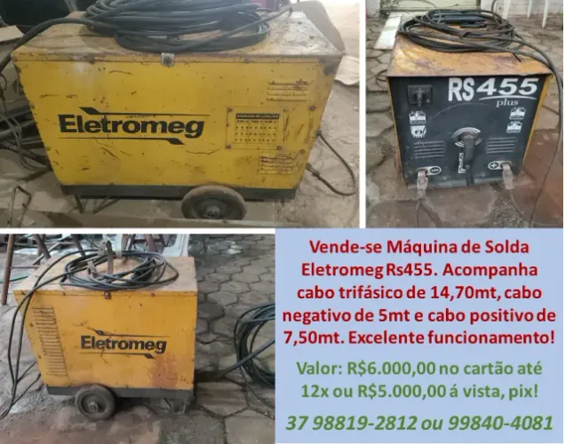 Maquina de solda Eletromeg Rs455