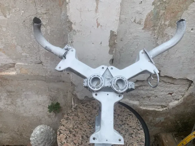 Cabeça de boi em ferro