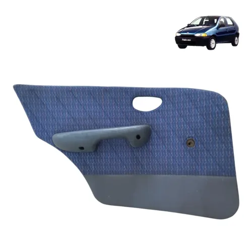 Forro Porta Traseiro Lado Esquerdo Fiat Palio 2001 2005 Cinza
