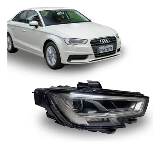 Farol Direito Audi A3 Sedan 2017 2022 Completo