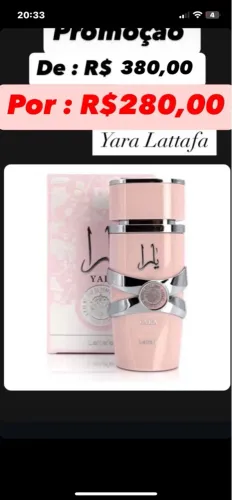 Perfume Yara Lattafa - Promoção Imperdível!